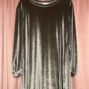 Velvet Brown Dress